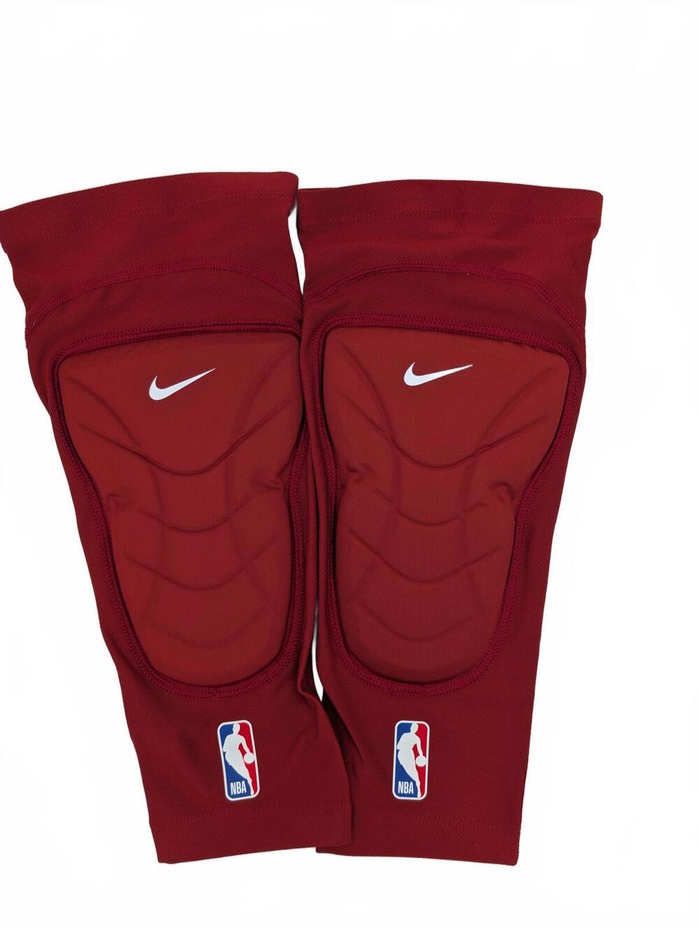 Nike Pro NBA Padded Knee Sleeves Red Compression Basketball Mens LXL